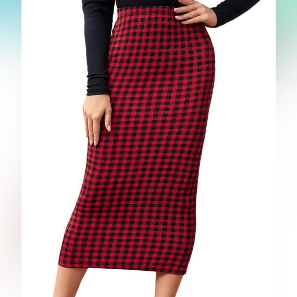 Shein Curve Pencil Skirt